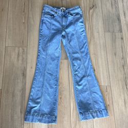 Wrangler’s high-rise flare jeans