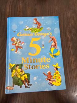 Curious George's 5-Minute Stories Hardcover Book