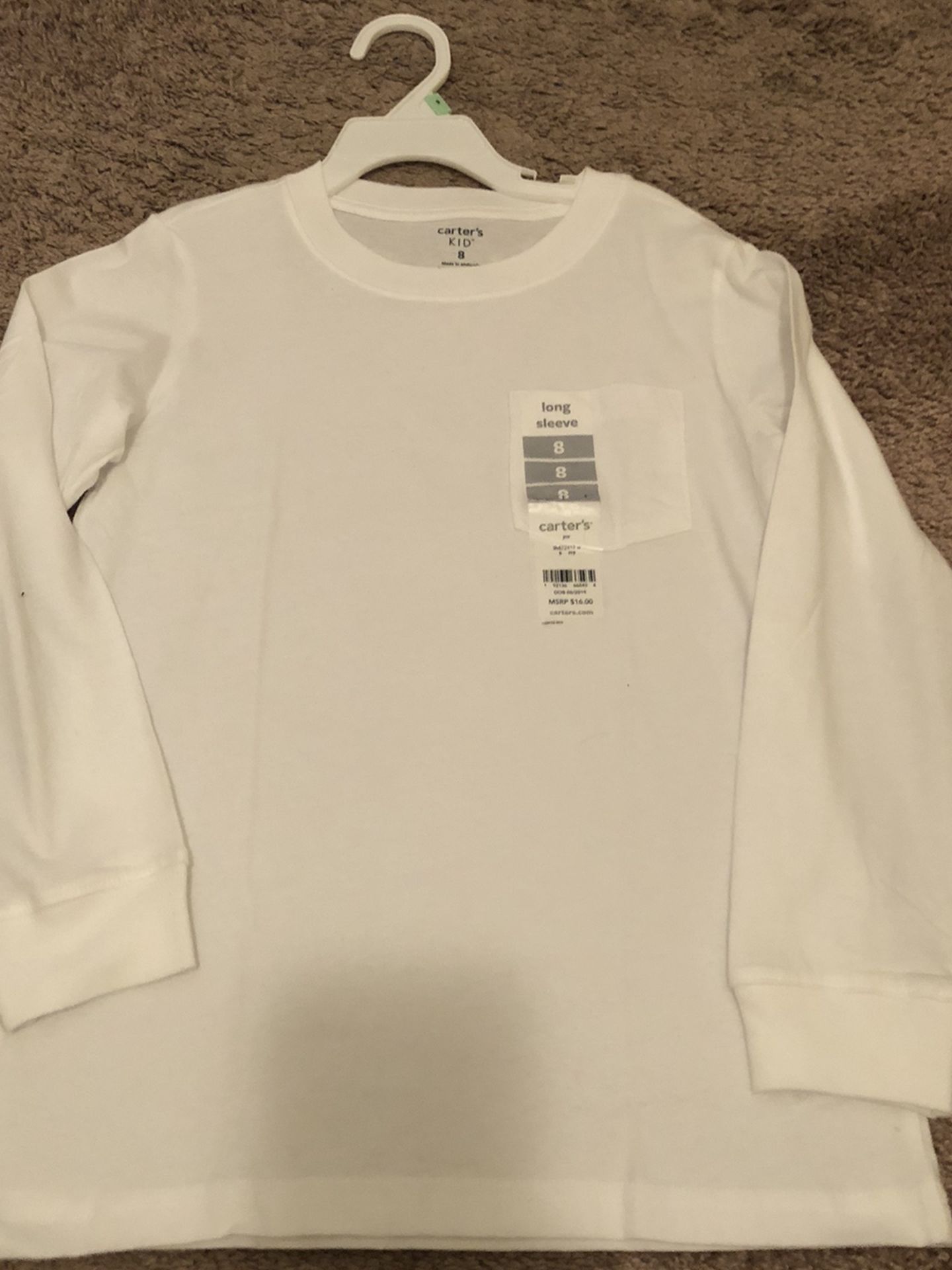 Boy Carter shirt sz 8