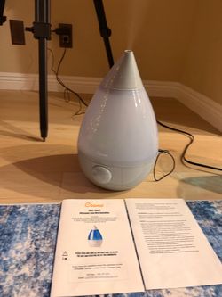 Working Crane Drop Shape Humidifier Ultrasonic Cool Mist