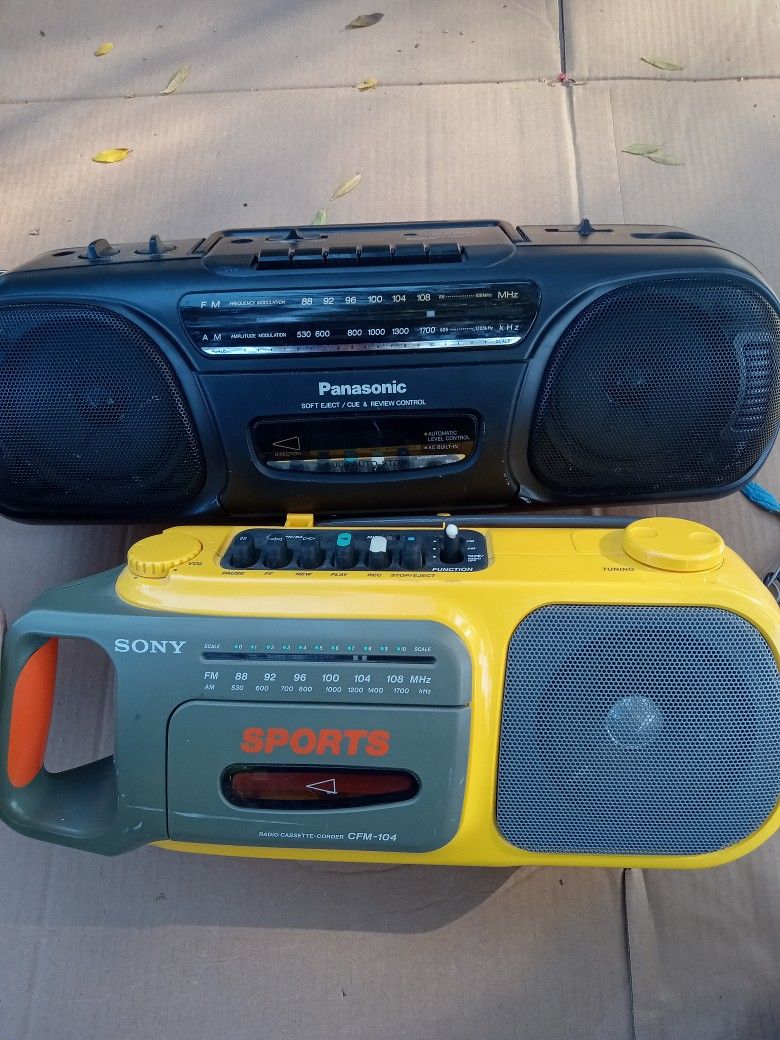 Vintage Radio Sony Panasonic