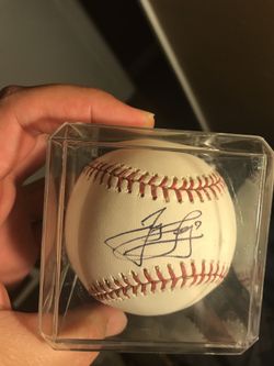 James lonely Signed baseball