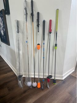 Golf Swing Training Clubs Lot