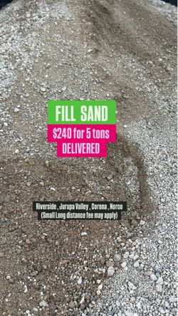 Fill sand road base gravel asphalt