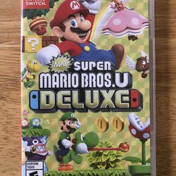 New Super Mario Bros.U Deluxe Nintendo Switch Game Used 