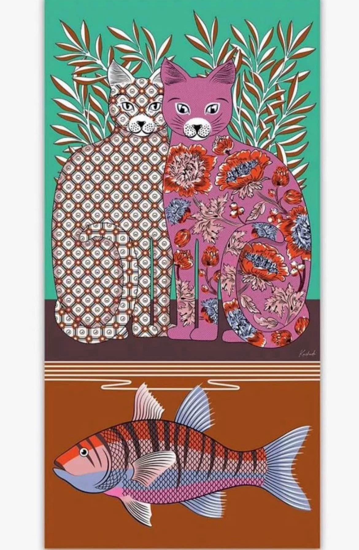 Cheshires & Fish | Sand Free Beach Towel 63×31inch