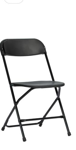Plastic folding chairs