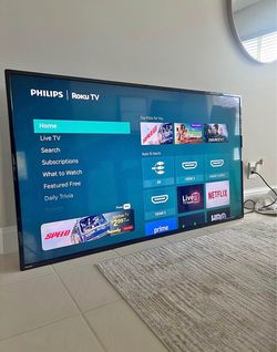Philips Roku Smart TV Large Screen 65 inch
