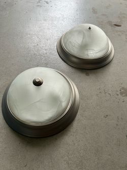 Flush Mount Bases for Ceiling Light Fixtures – Set of 2