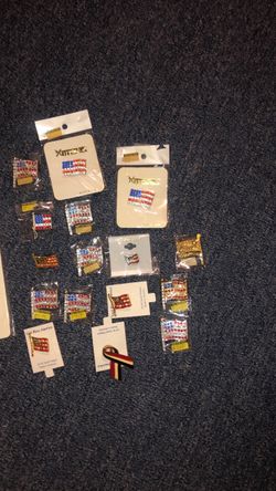 American Flag Lapel Pins Lot