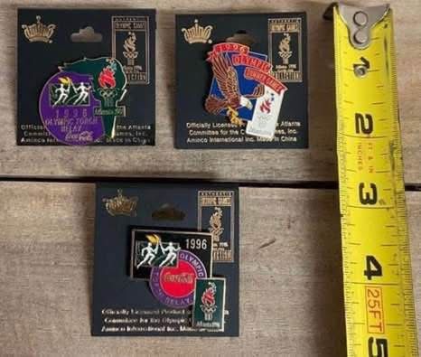 NEW Vintage Olympics Pins 1996 some Coca Cola $8 for all 