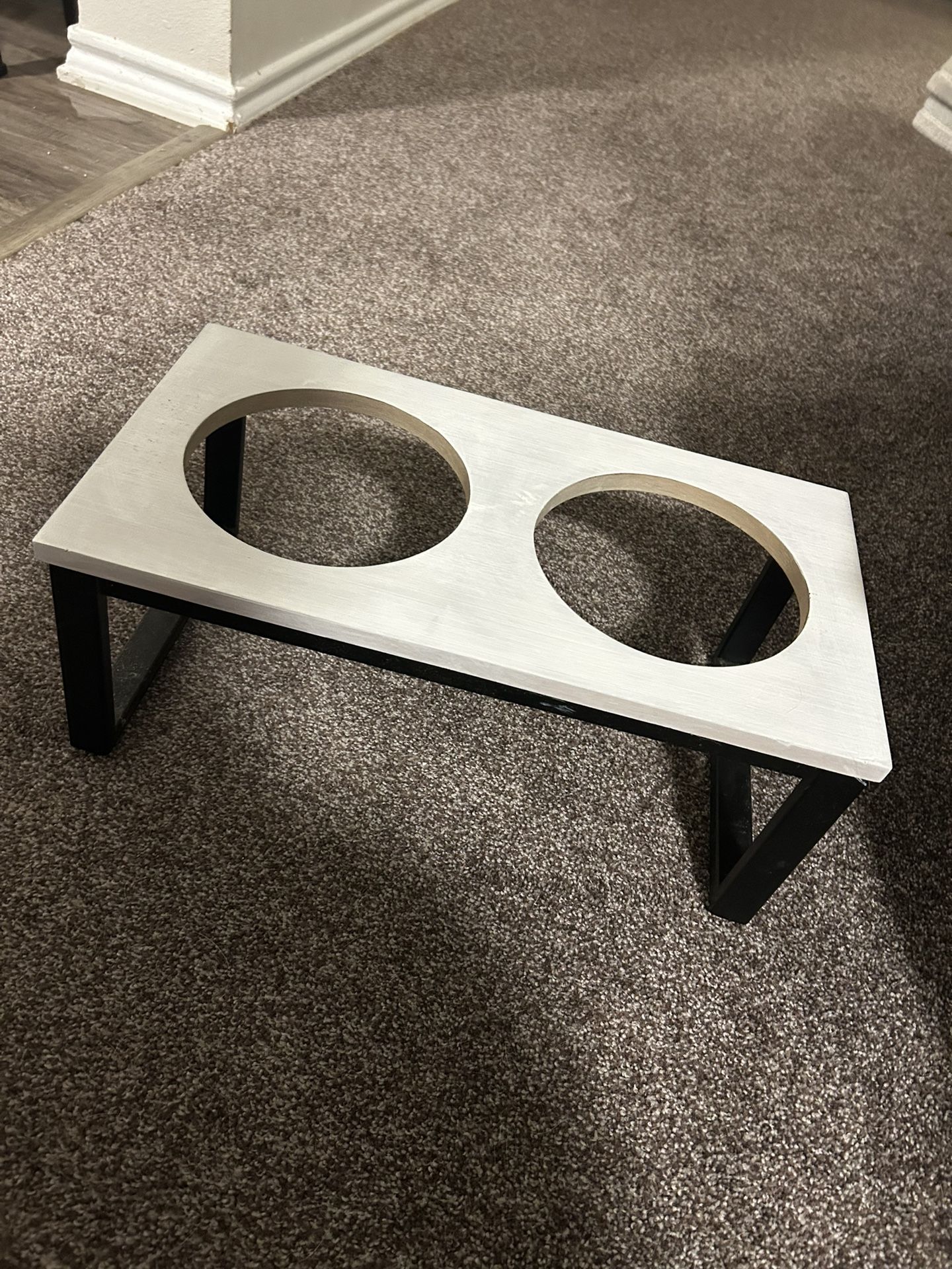 Dog Bowl Stand (no Bowls)