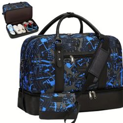 Tote bag with shoe compartment