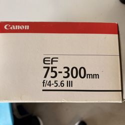 Canon EF 75-300mm 
