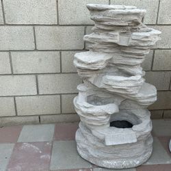 New Water Fountain Made Out Of Cement 