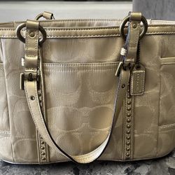 Gold Coach Purse