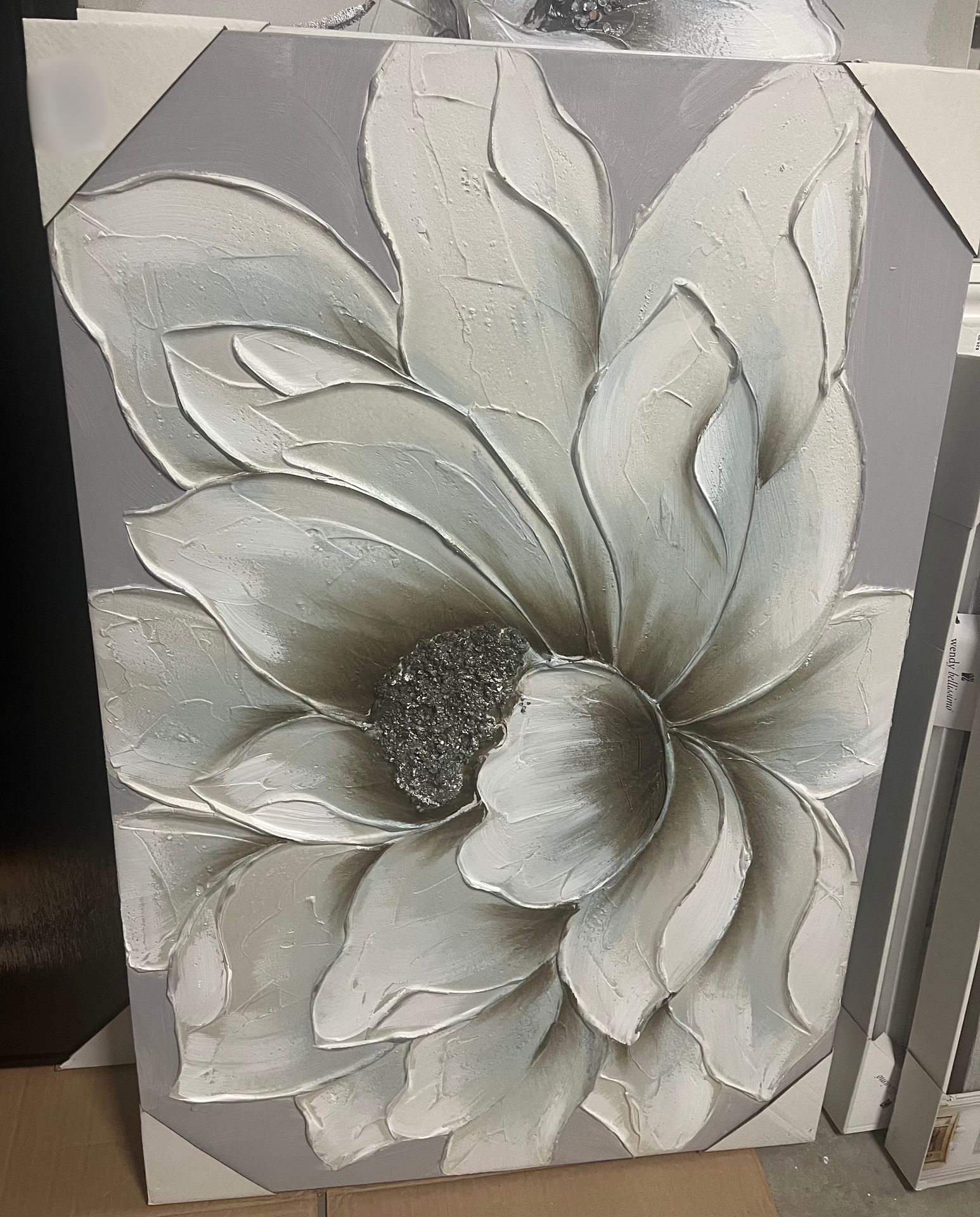 Large Flower Painting - Brand New 23 3/4 h x 35.5 w