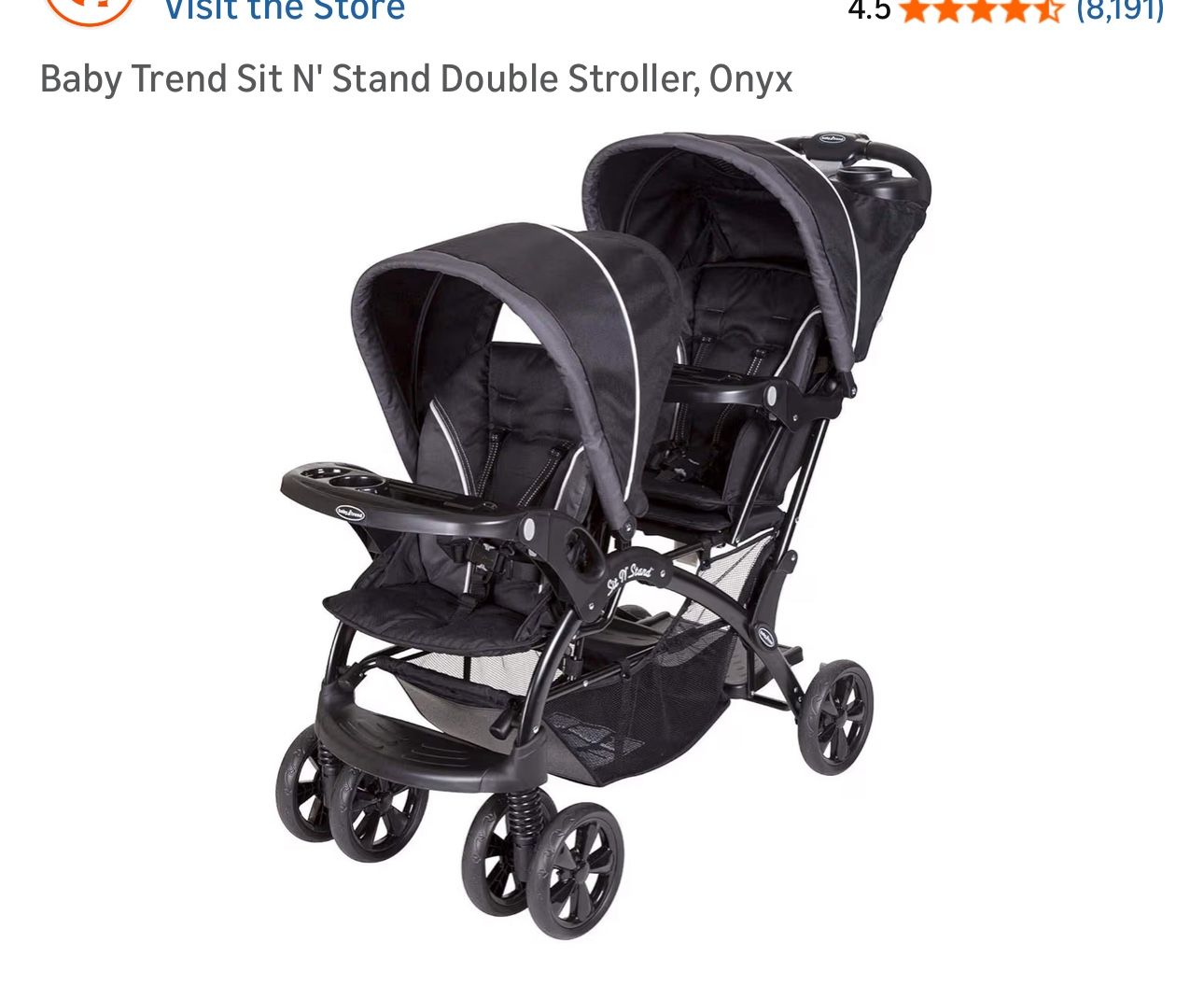 Baby Trend Sit N' Stand Double Stroller