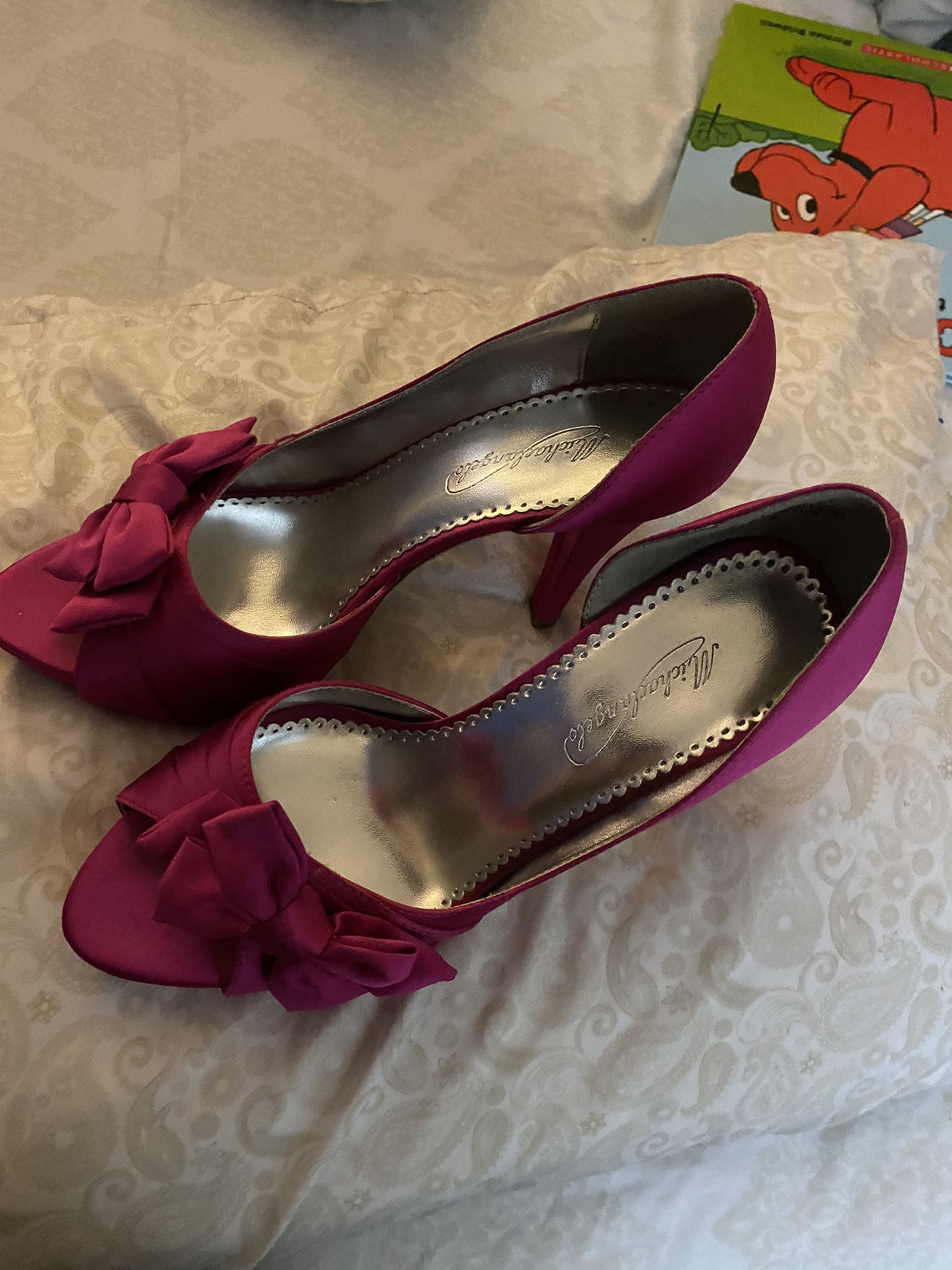 Pink Michaelangelo heels