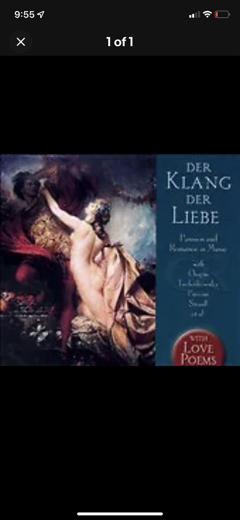 FREE SHIP. on ANY 3+ CDs! NEW CD : Der Klang der Liebe - Passion and Romance in 