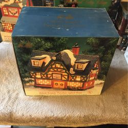 Porcelain Lighted House 