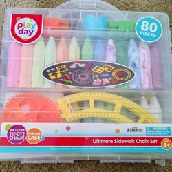 New In Carrying Case. 80 Piece Ultimate Sidewalk Chalk Includes Tye Dye Chalk. See All Photos. CASH PICKUP ONLY 