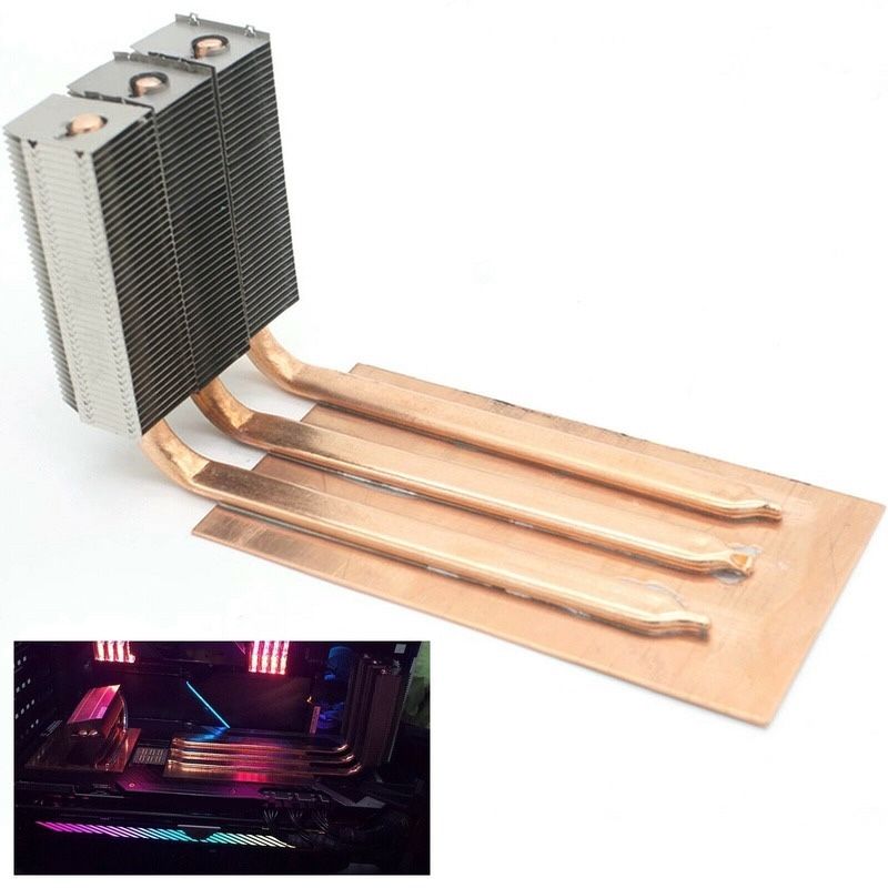 GPU Copper Heatsink Pipe Backplate Fits NVIDIA RTX30 Series for Sale in