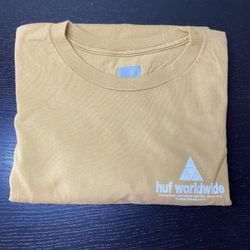 HUF Worldwide Triangle Men Graphic All Cotton Size   Small