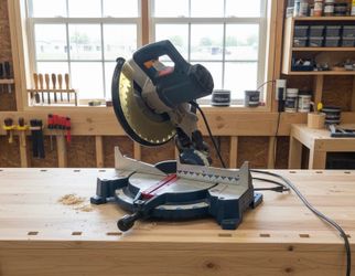 RYOBI 12” Compound Miter Saw (Model TS1551) - 15 Amp Power! Brakes slow, works great.