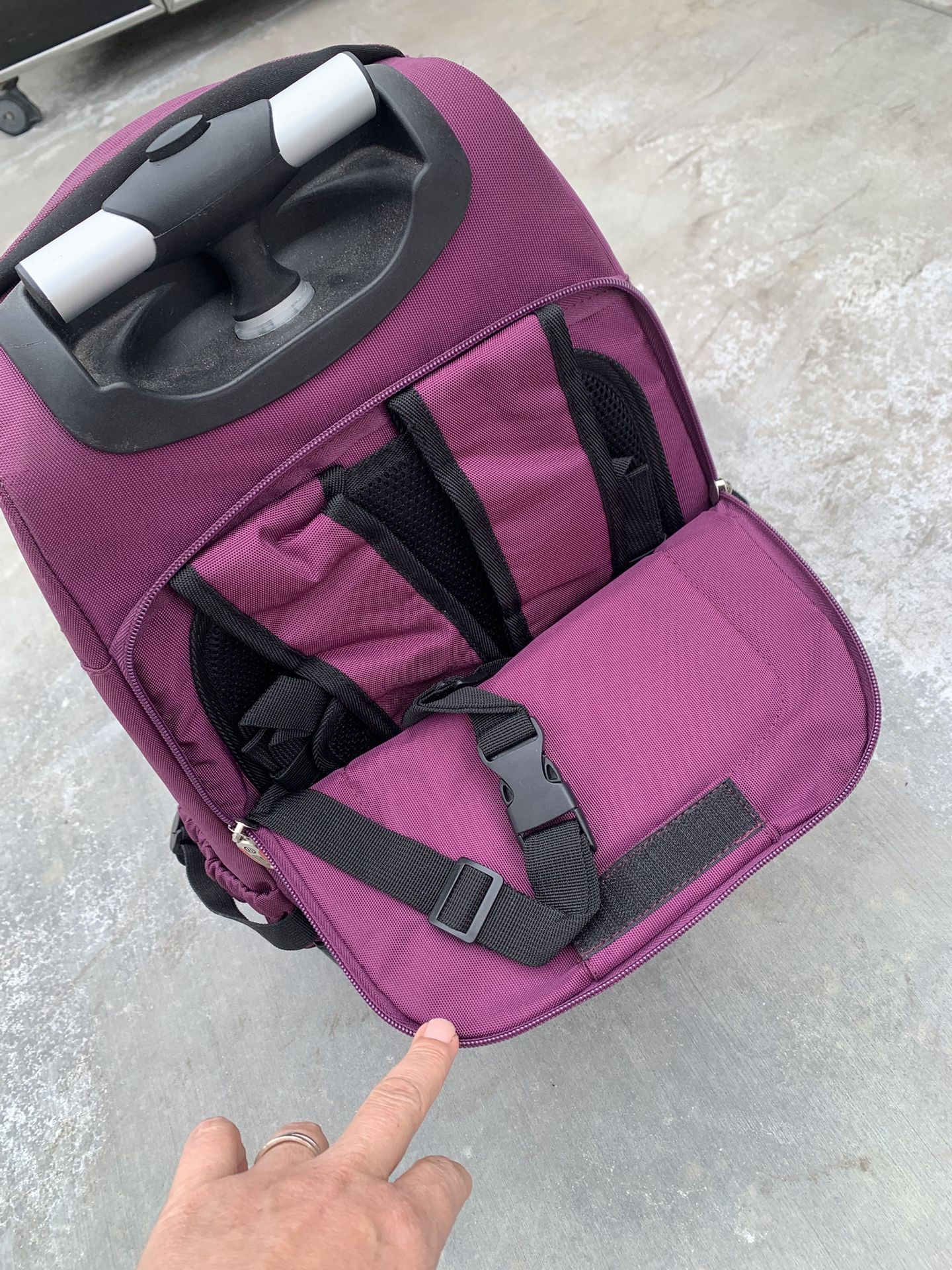 Rolling Backpack With Straps