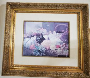 Painting frame. Pintura enmarcada