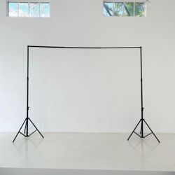 Higher(8ft) and Wider(10ft) Backdrop support stand kit