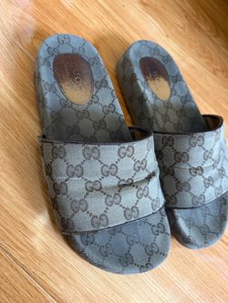 Gucci GG Canvas Slides