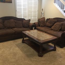 Three couches and one sofa 