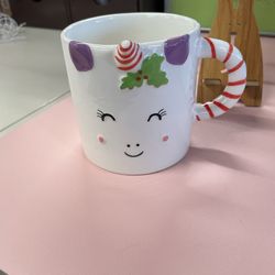 Hand painted Unicorn Mug