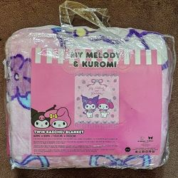 MY MELODY & KUROMI TWIN SIZE BLANKET