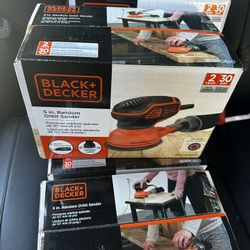 Black + Decker 5 Inch Random Orbit Sanders BDERO600