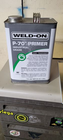 ​Weld-On P-70 Industrial Grade Primer - 1 Gallon (Clear)