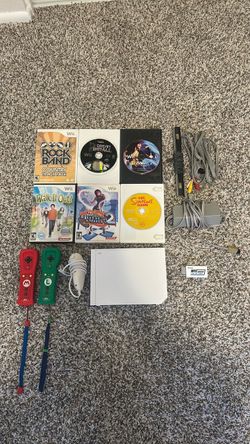 Nintendo Wii with games