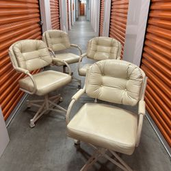 2 Rolling Chairs And Swivel