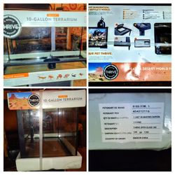 Reptile Tank. Aquarium.