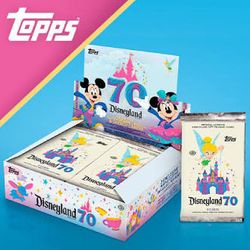 TOPPS 70TH ANNIVERSARY DISNEYLAND CARD BOX SEALED