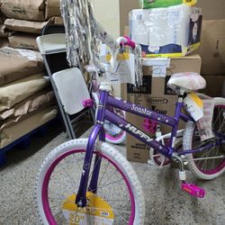 Teen Girl Purple Bicycle