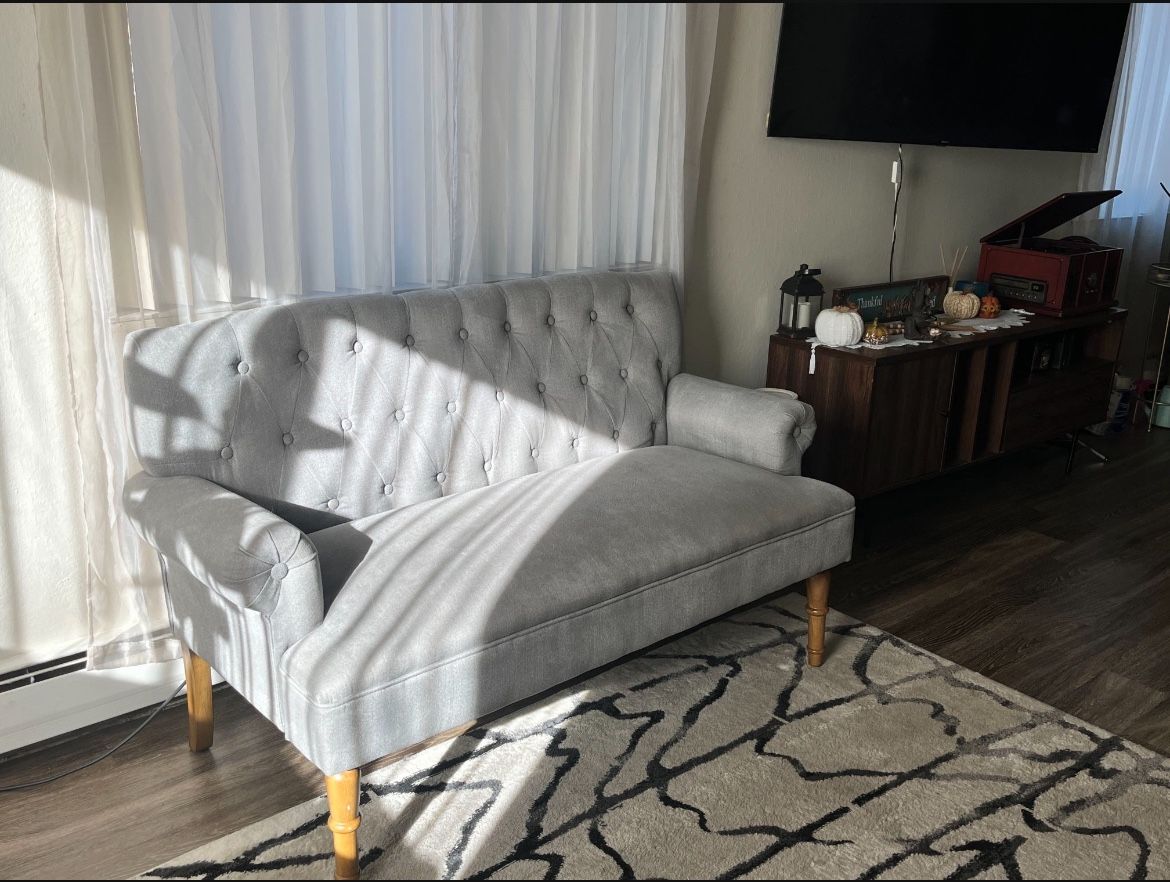 Grey Chaise Sofa 