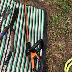 Workx brand  battery operated hedge trimmer’s