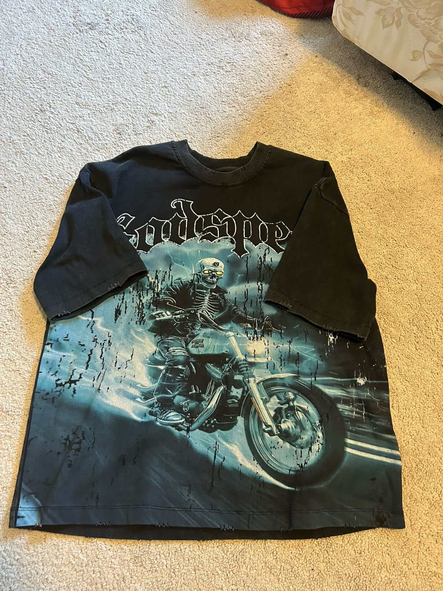 Godspeed Motorcycle Skeleton T-Shirt