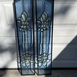 Vintage Leaded Glass Inserts