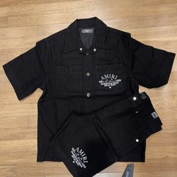 Amiri Arts District Shirt/Short Set(S,2XL)