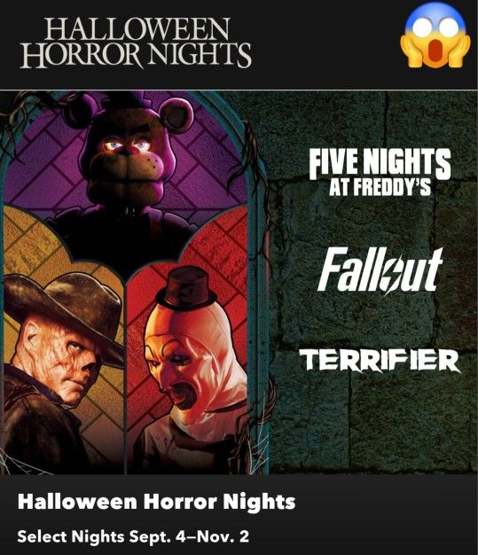 Halloween Horror Nights TICKETS 