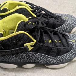 Jordan 6 Rings Black Venom Green